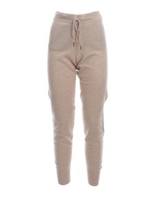 Beige Cashmere Joggers