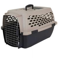 Petmate Vari Pets Kennel 40 Inch 70 - 90Lbs, Bleached Linen And Black