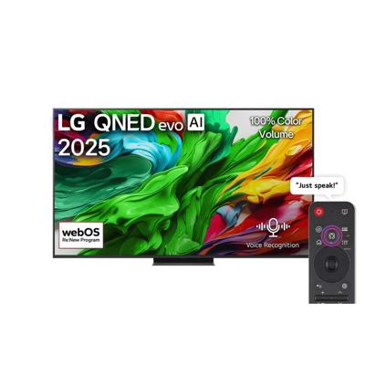 LG 75 Inch QNED evo AI QNED86 4K 144Hz Smart TV | AI Magic Remote | webOS25 | 2025 | QNED86A6A