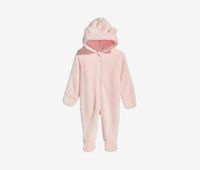 Toddler Boys & Girls Hooded Faux-Fur Footed Snowsuit  Whisper Pink - thumbnail
