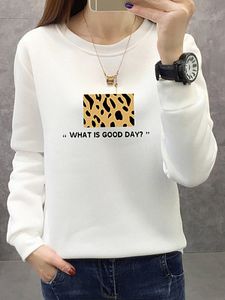 Stylish Long Sleeve Round Neck Print Sweatshirt
