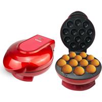 Sonashi Cake Pop Maker 12Pcs Small Cake Pop Machine With Non-Stick Baking Plate, Power And Ready Light Indicator, Cool Touch Housing, Kitchen And Dining - SCPM-872