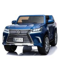 Megastar Licensed Ride On Lexus 12V 2 Seater 570 For Kids - Blue (UAE Delivery Only)