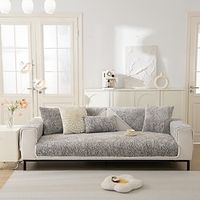 Sofa Cover Plush Towel Mat, Couch Covers Sectional Sofa Cover for Dogs Pet, Slipcovers For Love Seat, L Shaped, Arm Chair Protector Anti Scratch(Not Sold By A Set) Lightinthebox - thumbnail