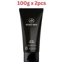 Khadi Men De Tan Mask 100g (Pack Of 2)