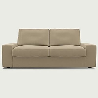 IKEA Simply Linen KIVIK 2 Seat Sofa Cover Regular Fit With Piping Machine Washable Lightinthebox