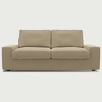 IKEA Simply Linen KIVIK 2 Seat Sofa Cover Regular Fit With Piping Machine Washable Lightinthebox - thumbnail