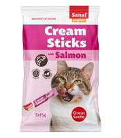 Sanal Cat Cream Sticks With Salmon 75G (Buy 3 Get 1 Free)