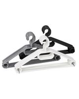 Wenko Clothes Hanger Easy Pack of 10 Assorted 1 Pack