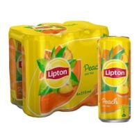 Lipton Non Carbonated Peach Ice Tea Drink 315 ml x 6