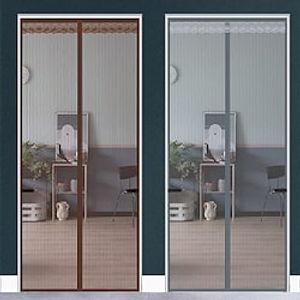 Magnetic Screen Door Portable, Fly Or Bug Screen Magnetic, Doorway Mosquito Net For Sliding Door,Garage,Patio,Kitchen,Living,Window Room,Bedroom,Bar,Pet and Kid Easy Entry miniinthebox