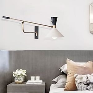 Wall Lighting Black and White Splicing Household Hotel Bedroom Bedside Wall Sconces Multi Node Adjustable Wall Mount Lamp Fixtures Indoor and Outdoor for Porch Bathroom Bedroom Living Room miniinthebox