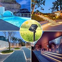 5m 16.4ft RGB Solar LED Strip Light Rope 150 LEDs SMD2835 8 Modes Color Changing IP67 Waterproof Outdoor Decor Automatic Timed Working Time up to 8-10 hours after Fully Charged Lightinthebox - thumbnail