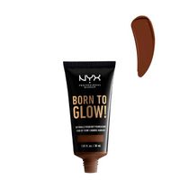 NYX Born To Glow Naturally Radiant Foundation Deep Walnut 30ml NYX Born To Glow Naturally Radiant Foundation Deep Walnut 30ml