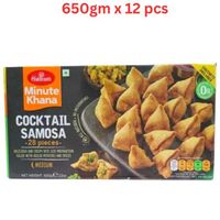 Haldirams Cocktail Samosa 650G (28Pc) Pack Of 12 (UAE Delivery Only)