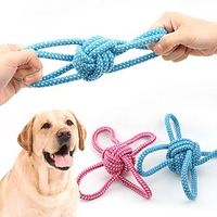 2022 Dog Supplies Chewable Cotton Rope Dog Toy Cat Supplies Cotton Rope Knot Toy miniinthebox - thumbnail