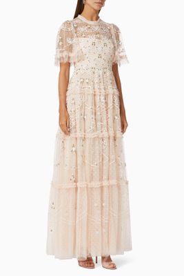 Ditsy Ribbon Gown in Kisses Tulle Ditsy Ribbon Gown in Kisses Tulle
