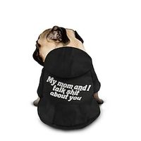 Dog Cat Pet Pouch Hoodie Quotes  Sayings Fashion Casual Outdoor Casual Daily Winter Dog Clothes Puppy Clothes Dog Outfits Breathable Black Costume for Girl and Boy Dog Polyster S M L XL XXL Lightinthebox - thumbnail