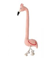 Freedog Flamingo Long Neck Plush Dog Toy