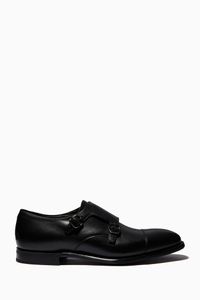 Saltby Monk Strap Shoe in Leather