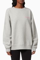 Helmut Lang Logo Jersey Sweatshirt - thumbnail