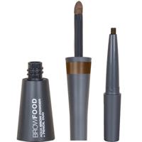 Lashfood Browfood Aqua Brow Powder And Pencil Duo Dark Brunette 0.035oz Eyebrow Pencil