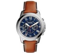 Fossil Grant Chronograph Light Brown Leather Watch - FS5210