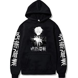 Inspired by Jujutsu Kaisen Fushiguro Megumi Anime Cartoon Polyster Print Harajuku Graphic Kawaii Hoodie For Women's  Men's Lightinthebox