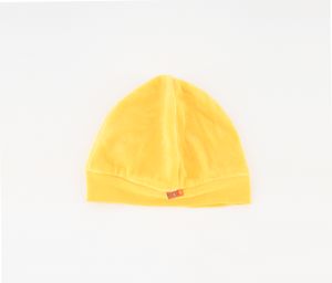 Baby Girls Solid Cap  Yellow