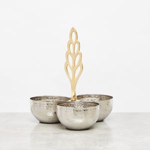 Hammered Nut Bowl - 18 cms