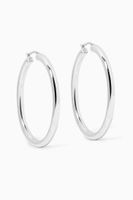 Hoop Earrings in Antique-finish Silver Hoop Earrings in Antique-finish Silver