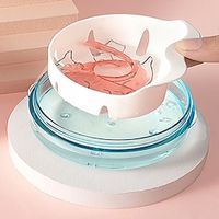 1pc Retainer Case Portable Invisible Retainer Storage Case Denture Cleaning And Orthodontic Case With Mirror Double-layer Tooth Storage Case  Outdoor Portable Travel Necessary Lightinthebox - thumbnail