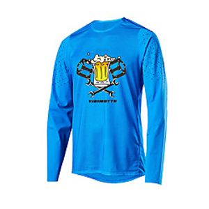 CAWANFLY Men's Long Sleeve Cycling Jersey Summer Royal Blue Bike Top Mountain Bike MTB Road Bike Cycling Quick Dry Sports Clothing Apparel  Micro-elastic Lightinthebox