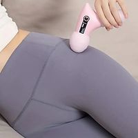 Mini Model Rechargeable Portable Vibrator Massager 4-speed Adjustment USB Type-C Rechargeable Fascia Gun Electric Massage Wand Muscle Relaxation Massager Lightinthebox - thumbnail