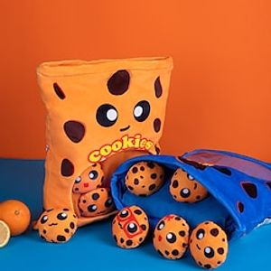 A Bag Of Cookies Snacks Pillow Plush Toys Cross-border Creative Lamian Noodles Pillow Unicorn Alien Doll Gifts Lightinthebox