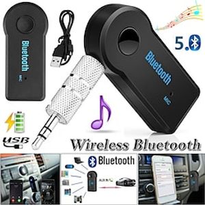 Wireless Bluetooth 3.5mm AUX Audio Stereo Music Home Car Receiver Adapter Mic Bluetooth Receiver 3.5mm Wireless Car Bluetooth Adaptor Aux Car Audio Receiver Converter,bluetooth-adapter,bluetooth adapter,adaptador bluetooth,wireless speaker,bluetoothcarkit Lightinthebox