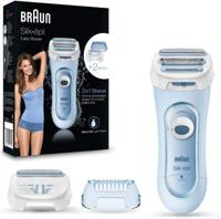 Braun Silk Epil Lady Shaver Wet & Dry Cordless use with Battery Blue - LS 5160