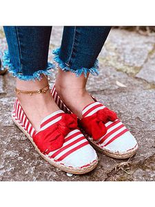 Fashion Bowknot Colorblock Pumps