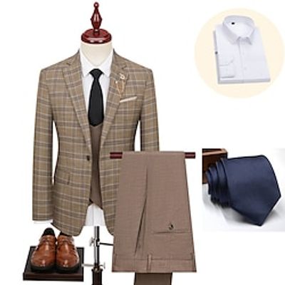Retro Vintage 1980s Tuxedo Suits  Blazers Lapel Collar Blazer Men's Cosplay Costume Masquerade Halloween Party  Evening Club Coat Lightinthebox