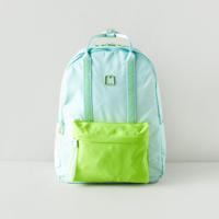 MARSHMALLOW Embossed Backpack with Tape Detail - 43x33x16 cms