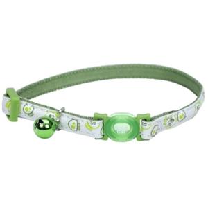 Coastal Safe Glow In The Dark Adjustable Green Breakaway Cat Collar