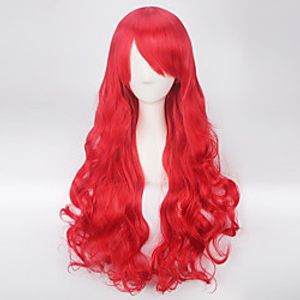 cosplay anime wig the little mermaid wave fake ariel princess red long curly hair wig miniinthebox