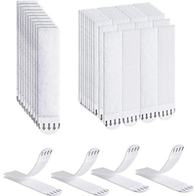 12Pcs Picture Photo Frame Adhesive Tape Wall Sticker Magic Clasp Hooks Hanging Strips Clasp Sticker Hanging Frame Accessories Lightinthebox