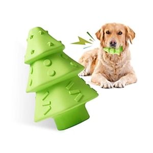 Christmas Dog ToysChristmas Tree Shape Dog Chew Toys for Aggressive ChewersIndestructible Tough Durable Squeaky Dog ToysPuppy Dog Chew Toys for Small Medium Large Breed Lightinthebox