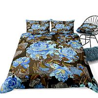 Duvet Cover Sets 3 Piece Rayon  Polyester 3D Rainbow Reactive Print Bohemian Style Lightinthebox - thumbnail