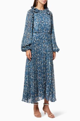 Floral Pleated Dress Floral Pleated Dress
