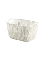 Curver 8 Liter Kint Small Basket Sabbath White