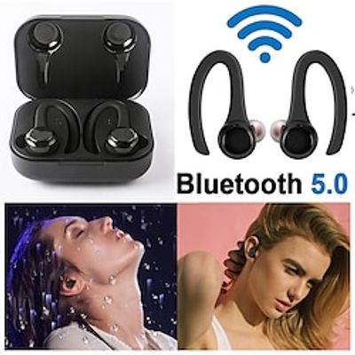 TWS Bluetooth Earphones with Microphones Sport Ear Hook Bluetooth Headset 8D Hifi Stereo Earbuds TWS In Ear Headphones Lightinthebox