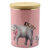 Yvonne Ellen Storage Jar Med Elephant - thumbnail