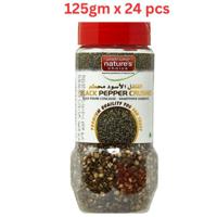 Natures Choice Black Pepper Crushed - 125 gm Pack Of 24 (UAE Delivery Only)